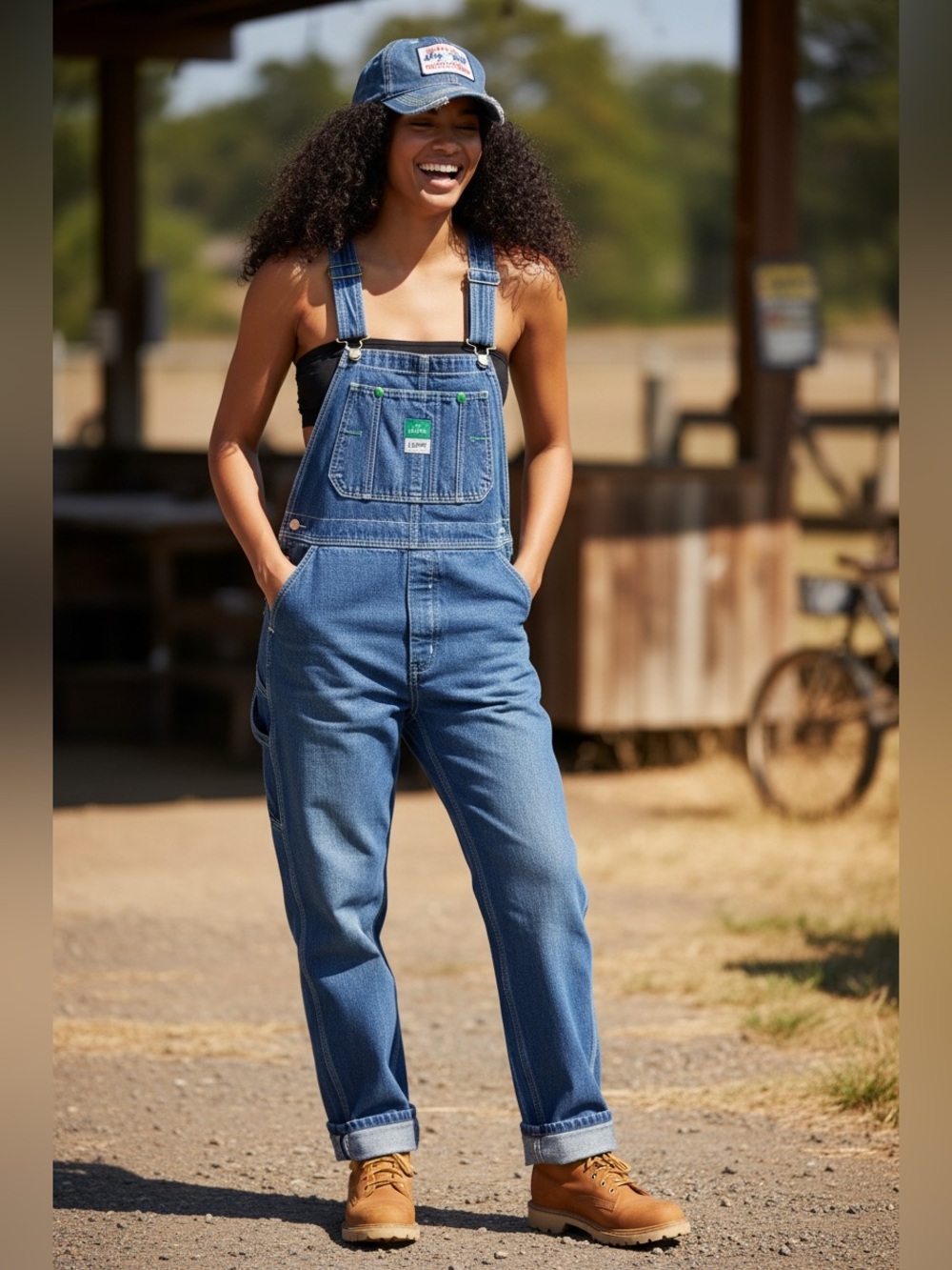 Liberty Denim Bib Overalls 34x30 NWT Americana Workwear Farm Core
